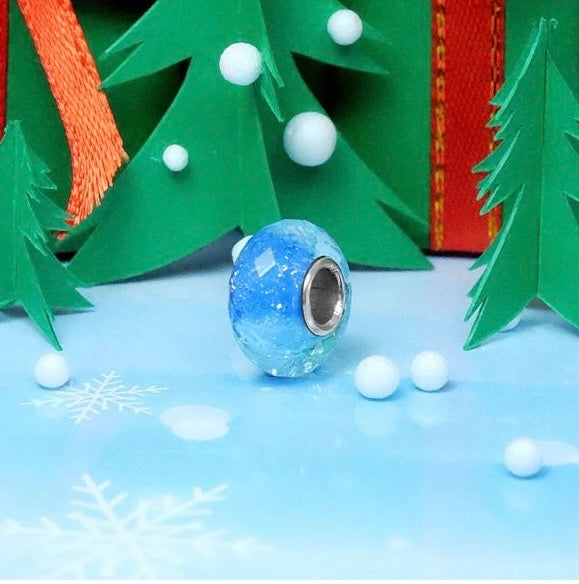 Winter Glass Bead